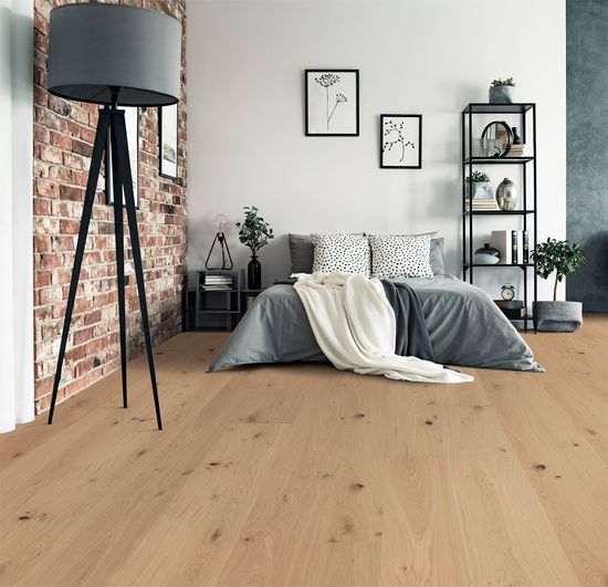 Step&Wall Herdet Gulv - SW Cream Oak Nocork 10x230x2200mm Protected 4v Matt