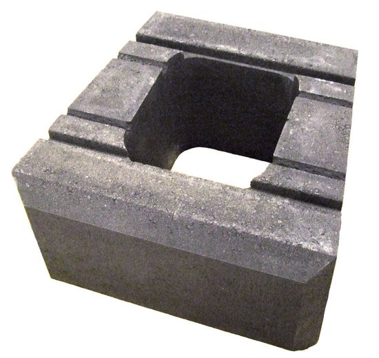 Aaltvedt - Stor støttemur, Grå