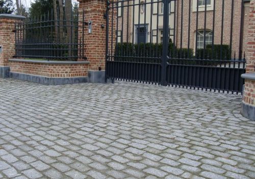 Brostein, håndstein, granitt, 14 x 20 cm, i storsekk