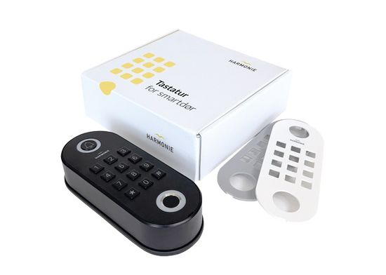 Tastatur, ringeklokke, for smartlås, med 3 forskjellige farger på deksel, fra Harmonie