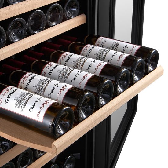 Vinskap, Temptech Classique CL180SB, med 1 sone, 166 flasker
