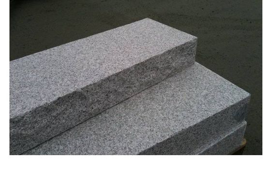 Trappetrinn, granitt, grå, 15 x 37 x 80 cm
