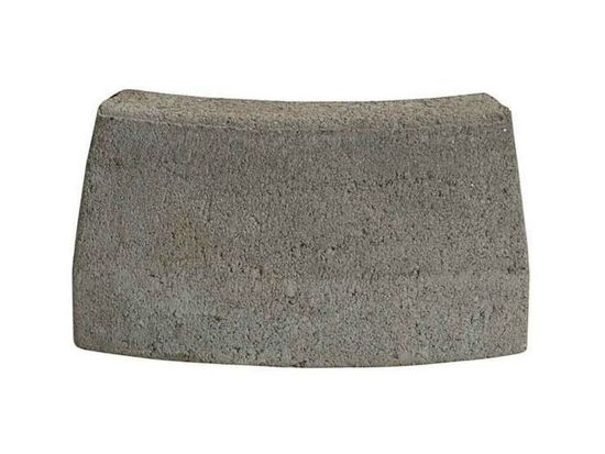 Kantstein, bue utvendig stein, 8 stk = 360 grader, 29 x 8 x 15 cm, grå, fra Asak