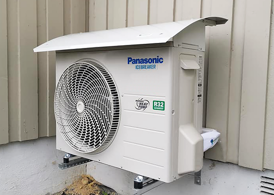 Varmepumpetak, beige, for Panasonic og Hitachi utedeler