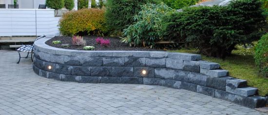 Vertica Mur toppstein, 45 x 26,5 x 10 cm, Koksmix, fra Asak