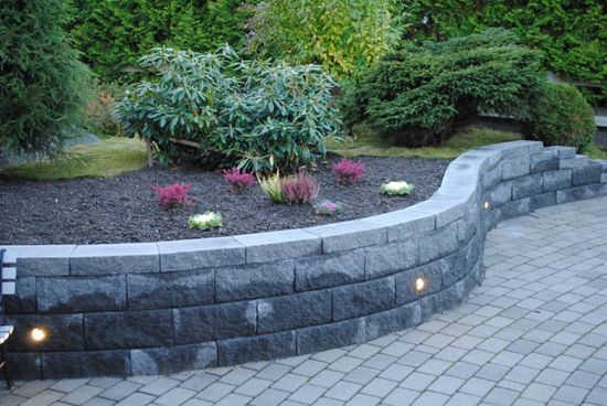 Vertica Mur toppstein, 45 x 26,5 x 10 cm, Koksmix, fra Asak