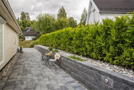 Vertica Mur, hjørnestein, 45 x 22,5 x 20 cm, Natur, fra Asak