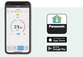Wifi styring til varmepumpe, Panasonic Cloud Wifi/App RAC control, fra Panasonic