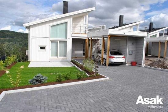 Arena Dren Belegningsstein, (åpning 8,1%), 20 x 10 x 6 cm, Koksgrå, fra Asak